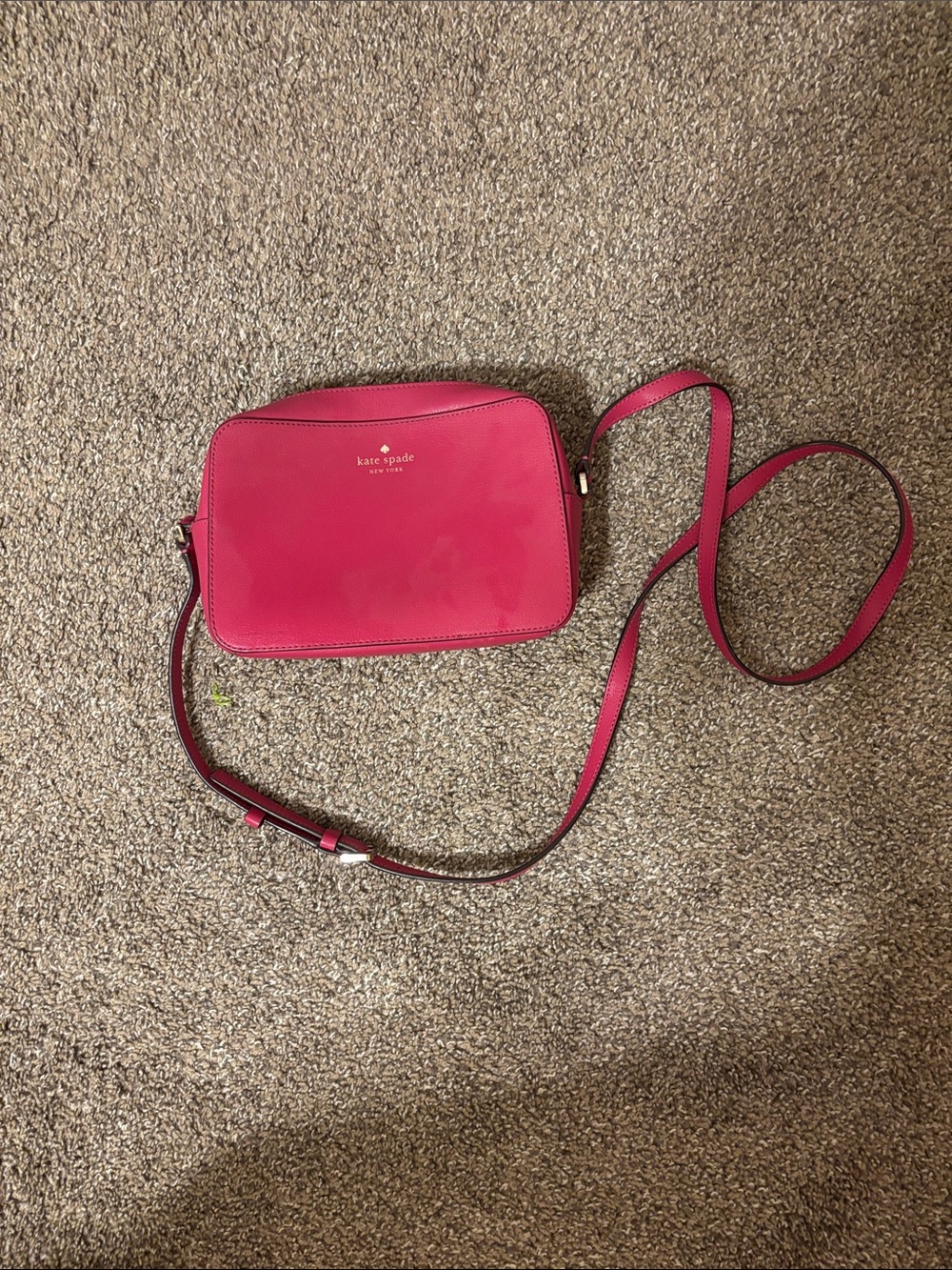 kate spade Hot Pink Leather Crossbody Bag